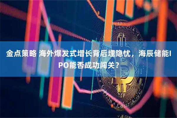 金点策略 海外爆发式增长背后埋隐忧,海辰储能IPO能否成功闯关?
