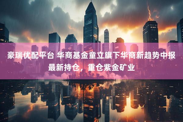 豪瑞优配平台 华商基金童立旗下华商新趋势中报最新持仓，重仓紫金矿业