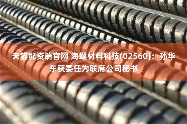 天猫配资端官网 海螺材料科技(02560)：孙华东获委任为联席公司秘书