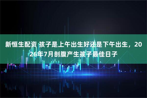 新恒生配资 孩子是上午出生好还是下午出生，2026年7月剖腹产生孩子最佳日子